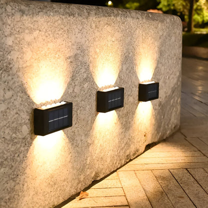 Lampa ścienna zewnętrzna Rætta – zasilana energią słoneczną, wodoodporna lampa ogrodowa [lampa ścienna zewnętrzna] 3