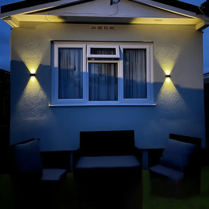 Lampa ścienna zewnętrzna Rætta – zasilana energią słoneczną, wodoodporna lampa ogrodowa [lampa ścienna zewnętrzna] 6