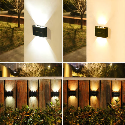 Lampa ścienna zewnętrzna Rætta – zasilana energią słoneczną, wodoodporna lampa ogrodowa [lampa ścienna zewnętrzna] 8
