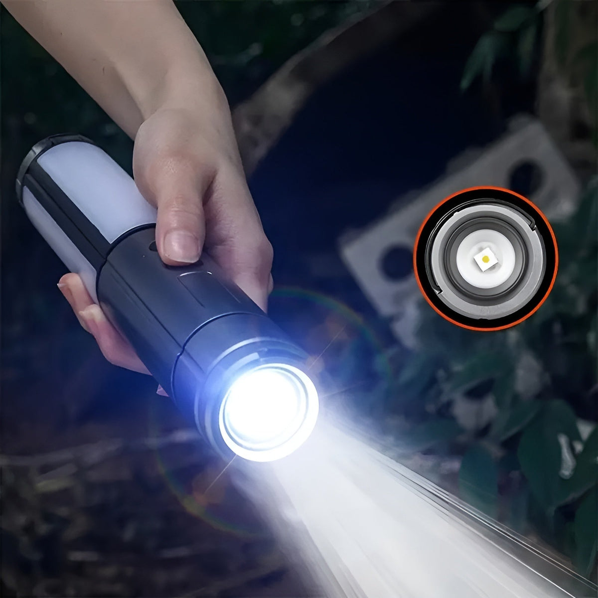 Lumi Przyrodników Lampa Kempingowa LED – Składana, Wodoodporna, Regulowane Oświetlenie dla Komfortu w Terenu [lampa kempingowa] 3