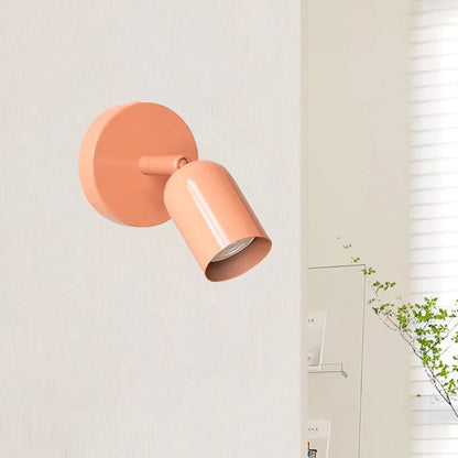 Minimalistyczna Lampa Ścienna w Pastelowych Kolorach – Kinkiet Ścienny LED 18x18 cm do Sypialni i Gabinetu 4