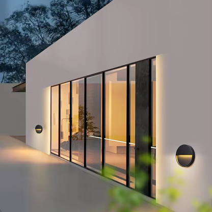 Nowoczesna Lampa Ścienna Zewnętrzna z Aluminium 3W LED do Oświetlenia Schodów, Wodoodporna IP65 2