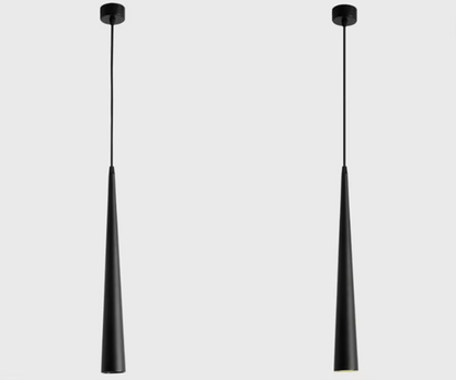 Nowoczesna Lampa Wisząca LED z Aluminiowym Stożkiem – Stylowa Lampa do Salonu, Jadalni i Kuchni, Regulowane Oświetlenie 5
