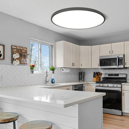 Okrągła Lampa Sufitowa LED – Minimalistyczny Design do Salonu i Sypialni, Energooszczędne Oświetlenie [lampa sufitowa] 0