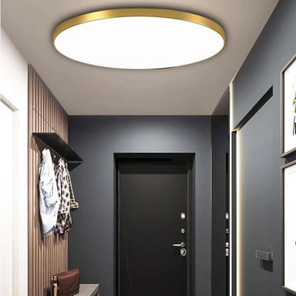 Okrągła Lampa Sufitowa LED – Minimalistyczny Design do Salonu i Sypialni, Energooszczędne Oświetlenie [lampa sufitowa] 2