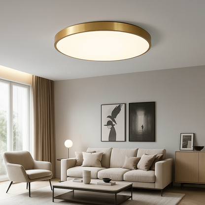 Okrągła Lampa Sufitowa LED – Nowoczesny Design, Jasne Oświetlenie do Sypialni i Salonu [lampa sufitowa] 1