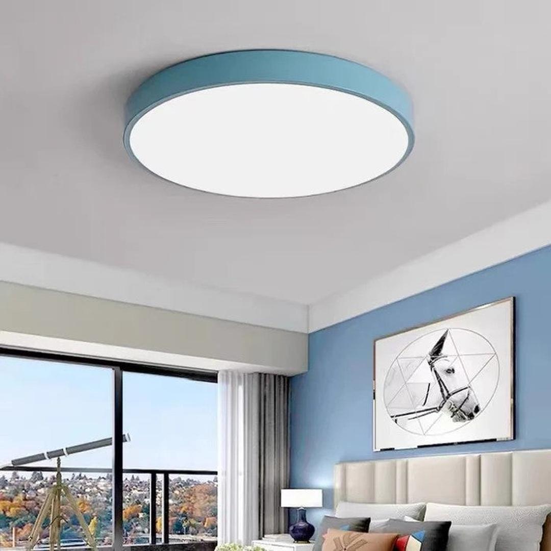 Okrągła Lampa Sufitowa LED – Nowoczesny Design, Jasne Oświetlenie do Sypialni i Salonu [lampa sufitowa] 5