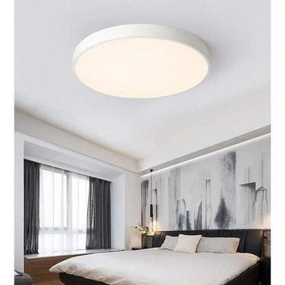 Okrągła Lampa Sufitowa LED – Nowoczesny Design, Jasne Oświetlenie do Sypialni i Salonu [lampa sufitowa] 7