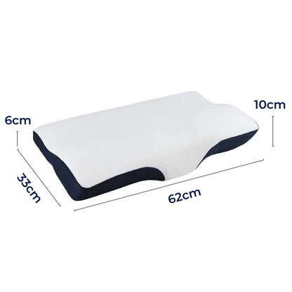 Poduszka Ortopedyczna do Spania z Memory Foam – Ergonomiczna Poduszka na Bok, Wsparcie dla Szyi, Redukcja Bólu, Standardowy Rozmiar 7