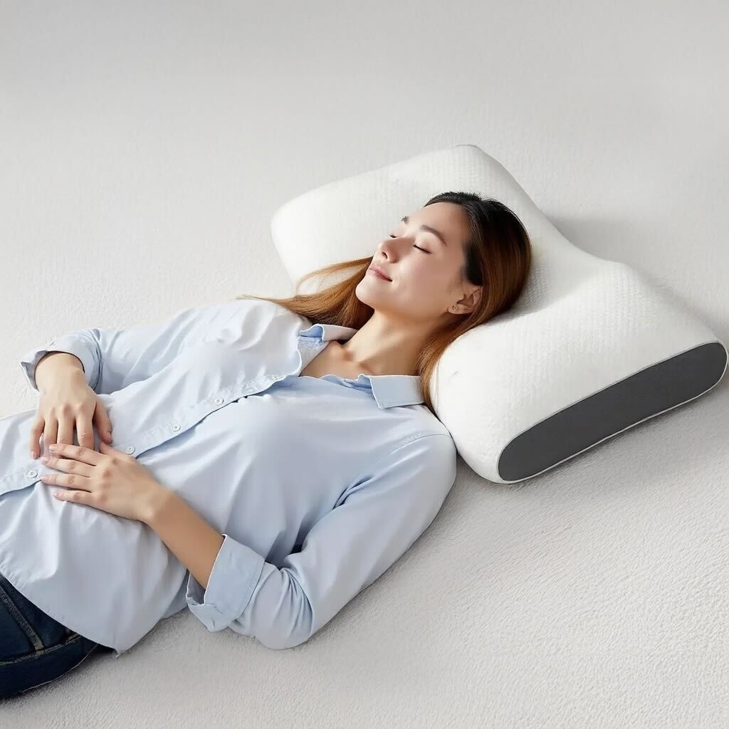 Poduszka Ortopedyczna do Spania z Włókna Sojowego i Funkcją Masażu – Ergonomiczna dla Lepszego Snu i Wsparcia Szyi 4