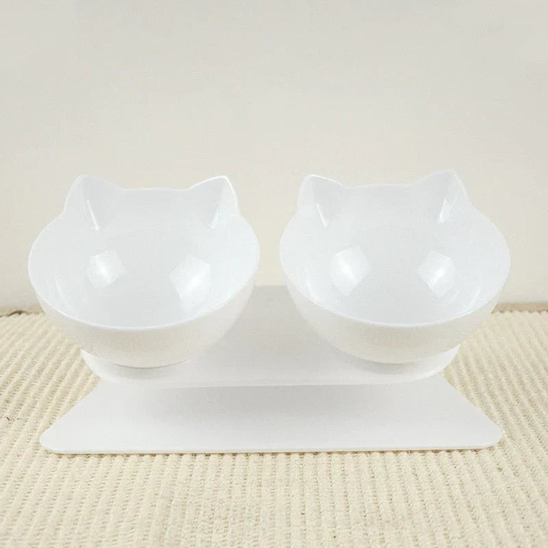 Podwyższona Miska dla Kotów ErgoBowl – Ergonomiczna Stacja Karmienia, Antypoślizgowa, Przyjazna dla Wąsów, 20 cm Średnicy 6