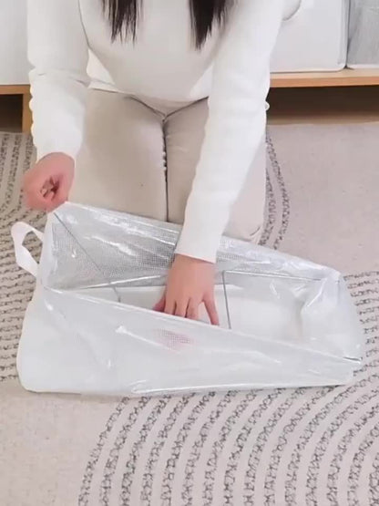 Składane plastikowe pudełka do przechowywania ze stalową ramą – eleganckie i praktyczne rozwiązanie do przechowywania ubrań, książek i rzeczy w domu 7