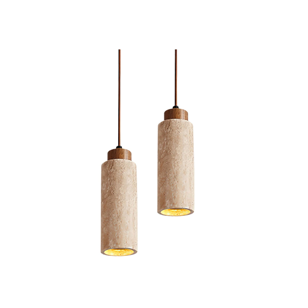 Tawilo Lampa Wisząca – Naturalny Trawertyn i Nowoczesny Design 1