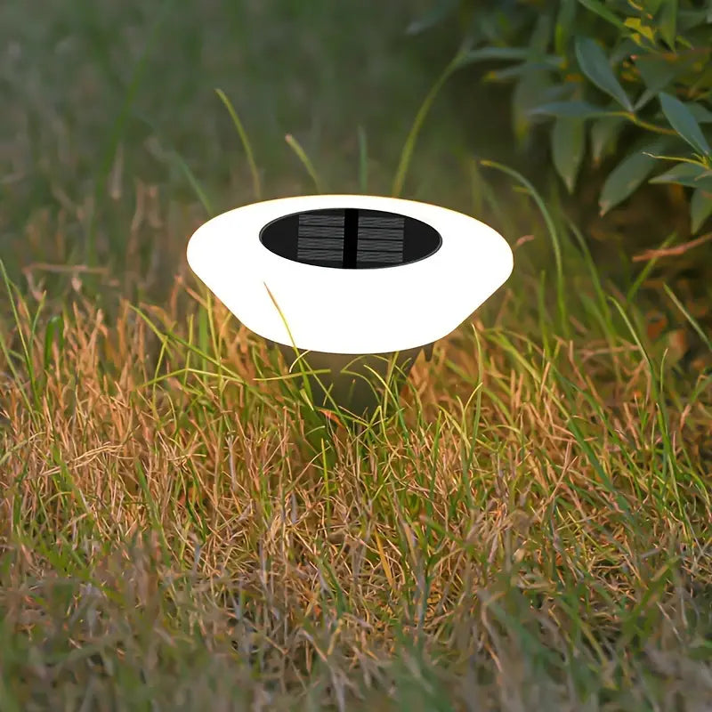 Solarne lampy gruntowe do ogrodu – eleganckie oświetlenie ścieżek