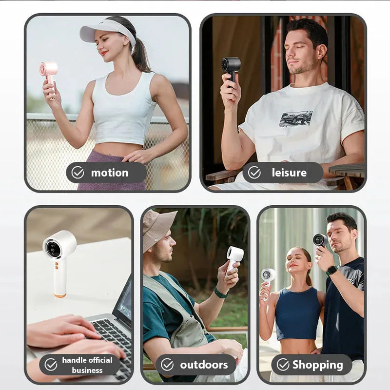 Mini wentylator turbinowy USB-C – widok ogólny 4