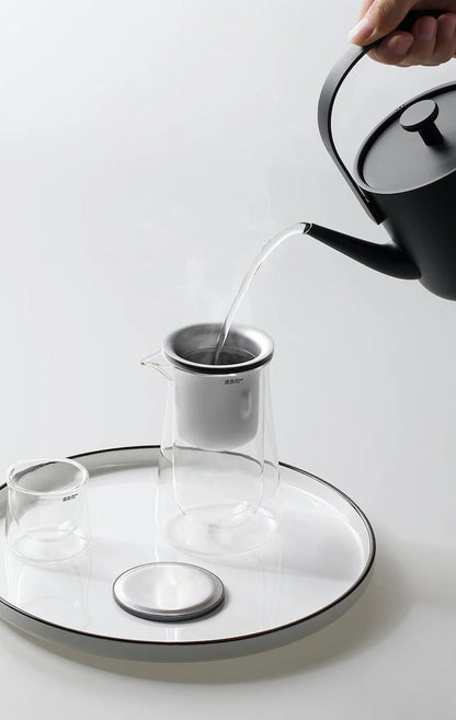 Zaneta Szklany Dyfuzor do Herbaty – Elegancki Design, Łatwe Parzenie, Aromatyczny Napar 4