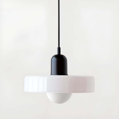 Variant image for Szklana Lampa Wisząca Bauhaus z Regulowanym Zawieszeniem – Nowoczesna Lampa do Salonu, Minimalistyczny Żyrandol-29